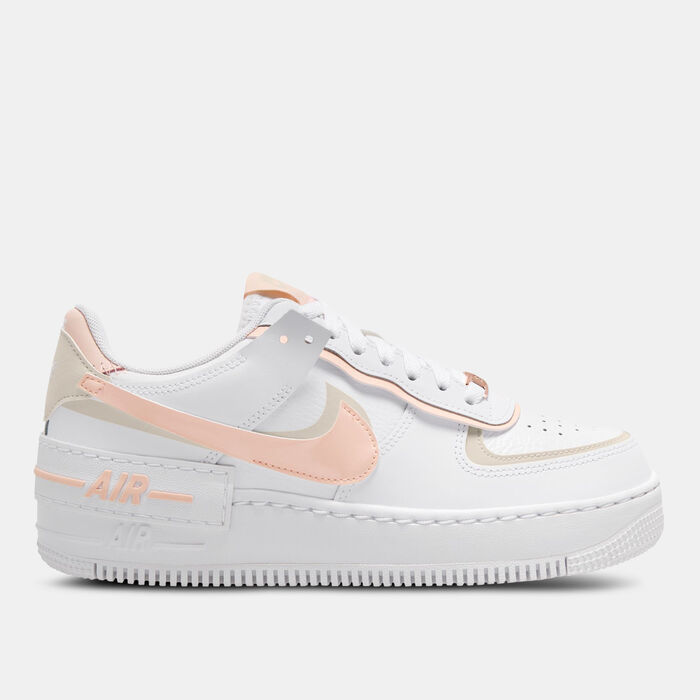 Nike Women's Air Force 1 Shadow Shoes White image number 0