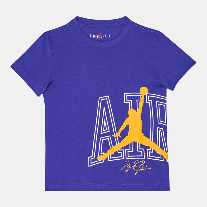 Jordan Kids' Air Rise T-Shirt Purple image number 0