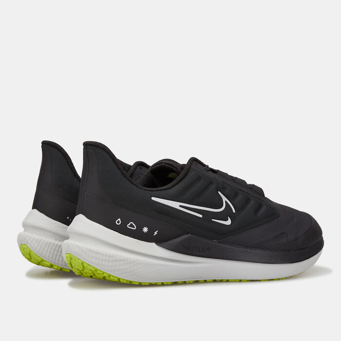 Nike Men's Air Winflo 9 Shield Shoe Black Nike Men's Air Winflo 9 Shield Shoe Black image number 3