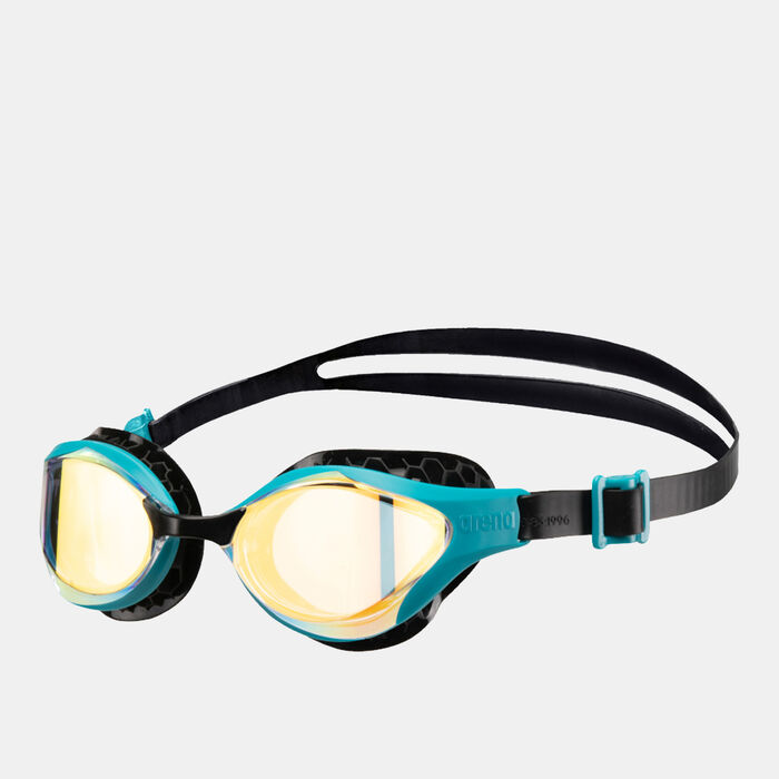 Arena Air-Bold Swipe Mirror Swimming Goggles Green Arena Air-Bold Swipe Mirror Swimming Goggles Green image number 0