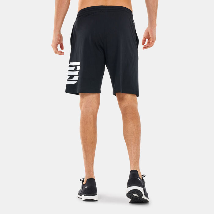 New Balance Men's Heathertech Shorts Black New Balance Men's Heathertech Shorts Black image number 1