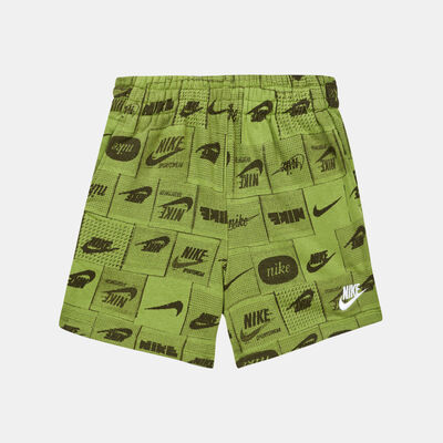 Nike Kids' Sportswear Club Allover Shorts (Babies and Younger Kids) yellow