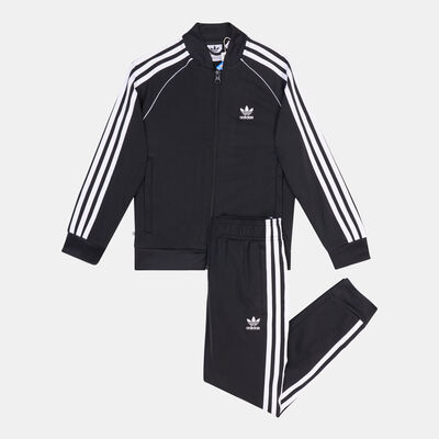 adidas Originals Kids' Adicolor SST Tracksuit Set Black adidas Originals Kids' Adicolor SST Tracksuit Set Black