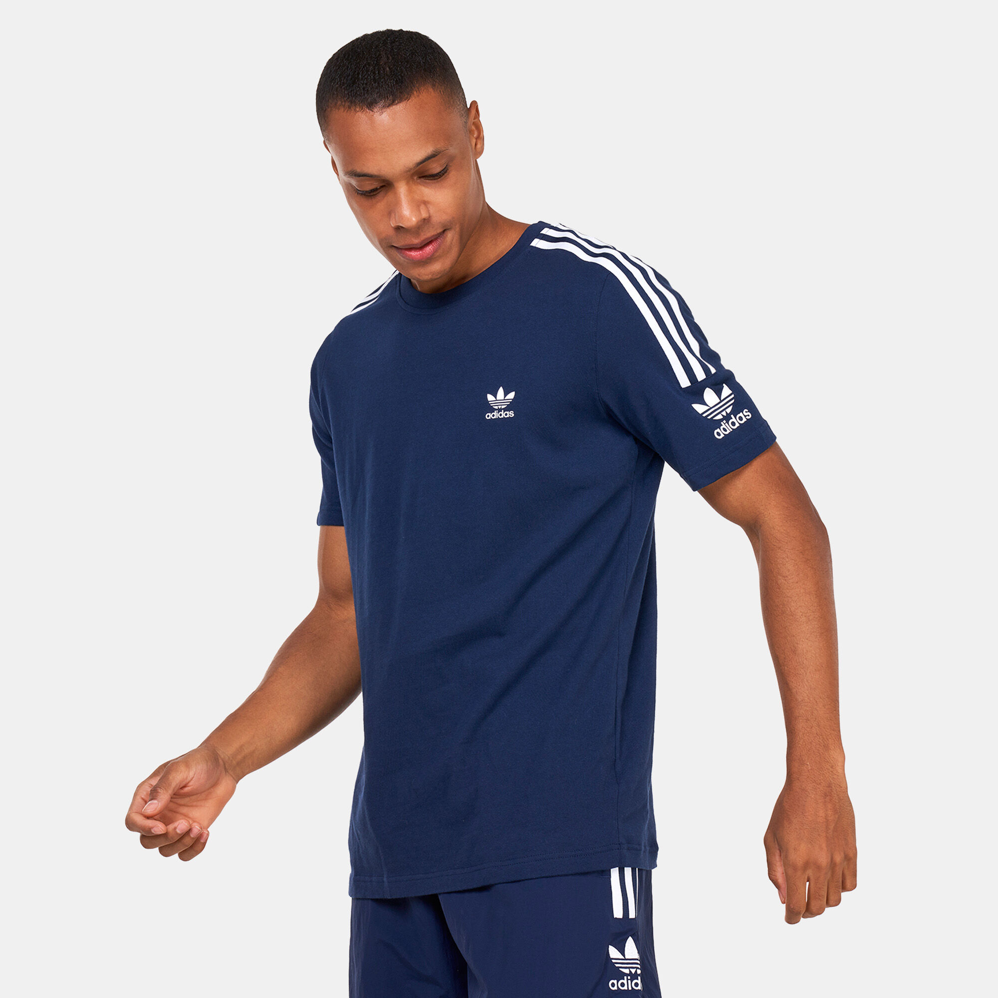 Men's Tech T-Shirt Blue adidas Originals in Qatar -SSS