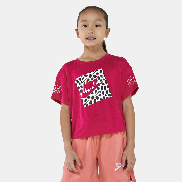 Nike Kids' Graphic Print T-Shirt Pink Nike Kids' Graphic Print T-Shirt Pink image number 0