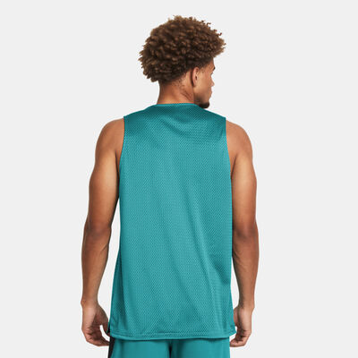 Under Armour Men's Zone Reversible Basketball Top Green Under Armour Men's Zone Reversible Basketball Top Green