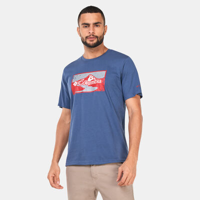 Columbia Men's Path Lake Graphic T-Shirt Blue