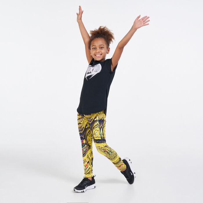 Nike Kids' Sportswear Favourite Leggings yellow image number 2