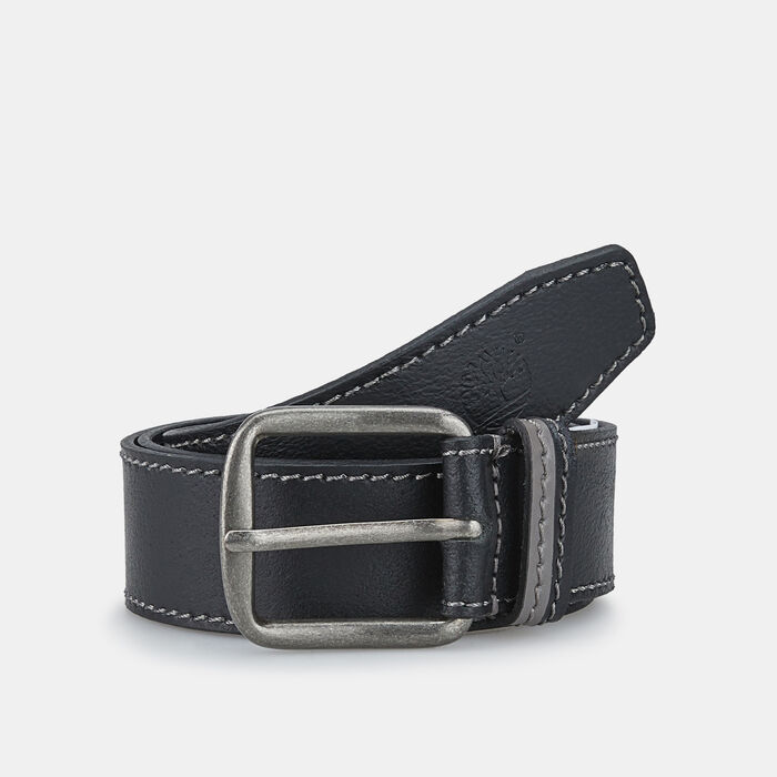 Timberland Men's Contrast Stitch Belt Black Timberland Men's Contrast Stitch Belt Black image number 0