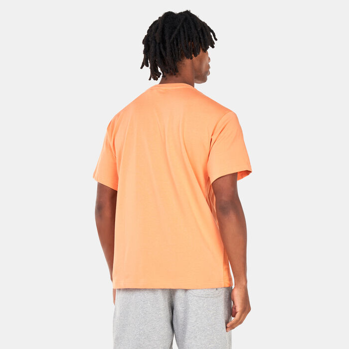 Nike Men's Sportswear Lightweight Knit T-Shirt Orange image number 1