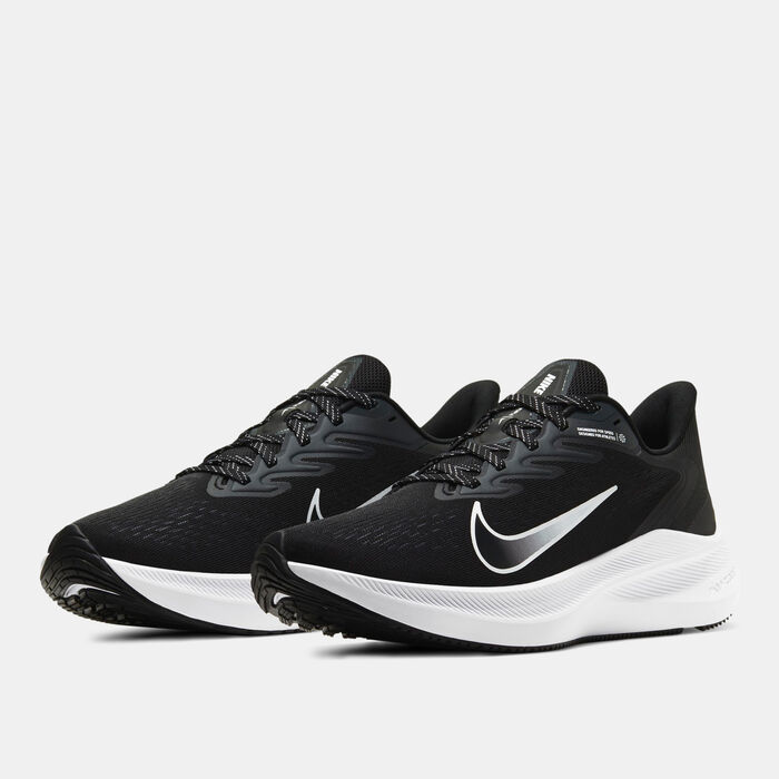 Nike Women's Zoom Winflo 7 Shoe Black Nike Women's Zoom Winflo 7 Shoe Black image number 1