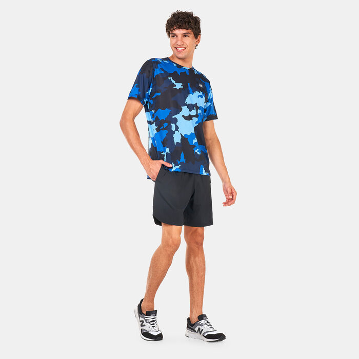 New Balance Men's Printed Accelerate T-Shirt Multi image number 2