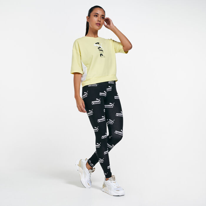 PUMA Women's Modern Sports Sweatshirt yellow PUMA Women's Modern Sports Sweatshirt yellow image number 2