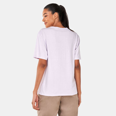 Vans Women's Off The Wall T-Shirt Purple