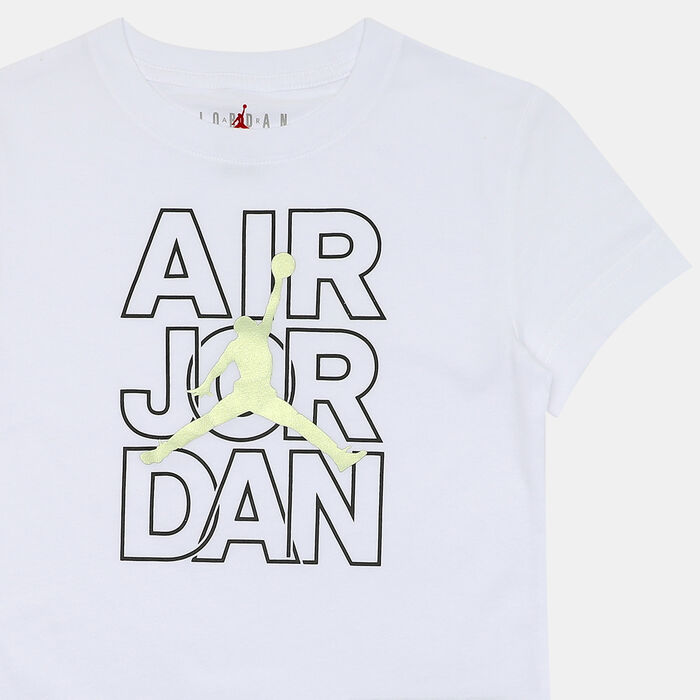 Jordan Kids' Air Jordan Wild Tribes T-Shirt White Jordan Kids' Air Jordan Wild Tribes T-Shirt White image number 2