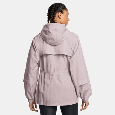 Under Armour Women's Crinkle Woven Jacket Grey Under Armour Women's Crinkle Woven Jacket Grey