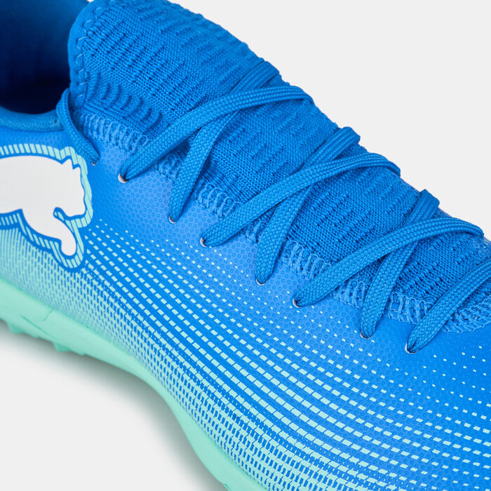 PUMA Men's FUTURE 7 PLAY Turf Ground Football Shoes Blue PUMA Men's FUTURE 7 PLAY Turf Ground Football Shoes Blue image number 4