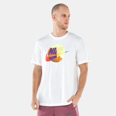 Nike Men's Sportswear Futura Brand T-Shirt White