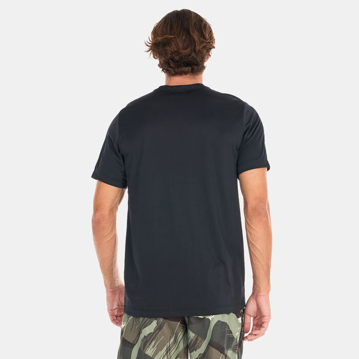 Nike Men's Dri-FIT Camo T-Shirt Black image number 1