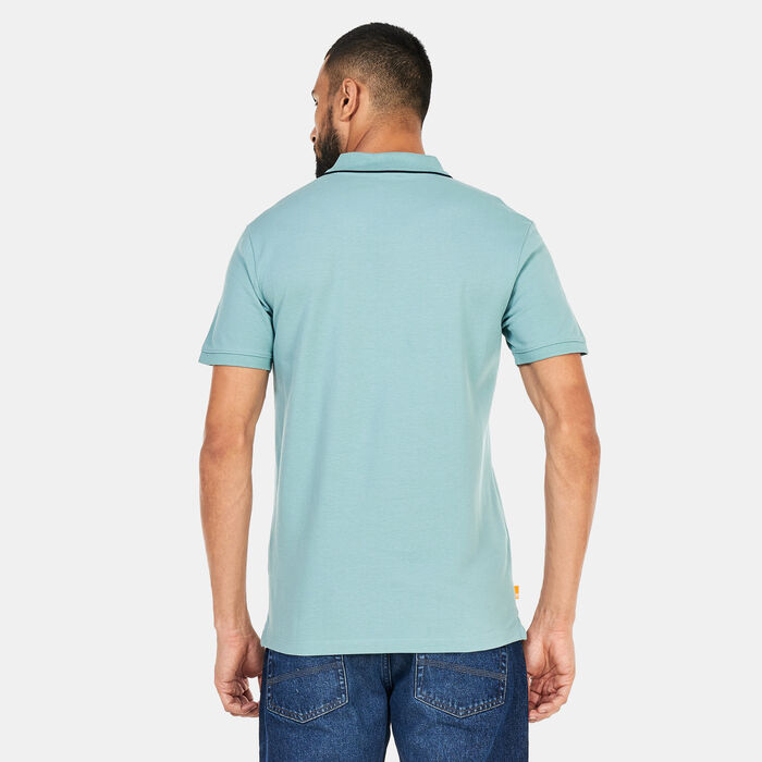 Timberland Men's Millers River Polo Shirt Blue Timberland Men's Millers River Polo Shirt Blue image number 1