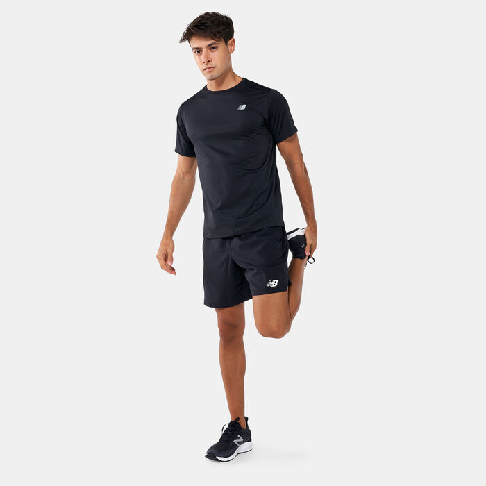 New Balance Men's Tenacity Woven 7-Inch Shorts Black New Balance Men's Tenacity Woven 7-Inch Shorts Black image number 2