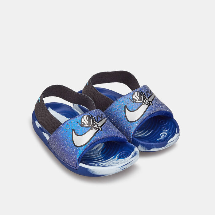 Nike Kids' Kawa SE Slides (Baby and Toddler) Blue Nike Kids' Kawa SE Slides (Baby and Toddler) Blue image number 1