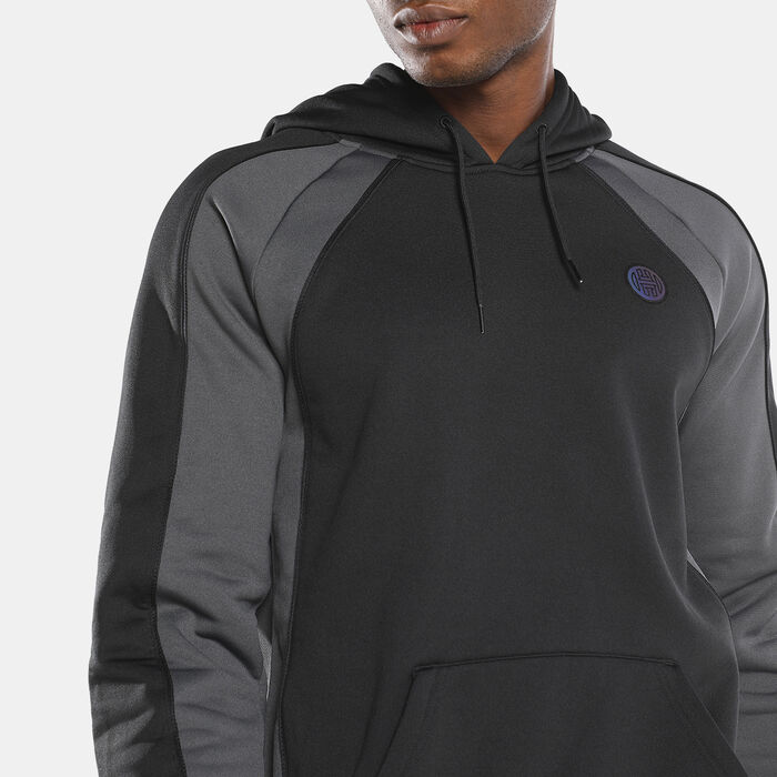 adidas Men's Harden Foundation Hoodie Black adidas Men's Harden Foundation Hoodie Black image number 3