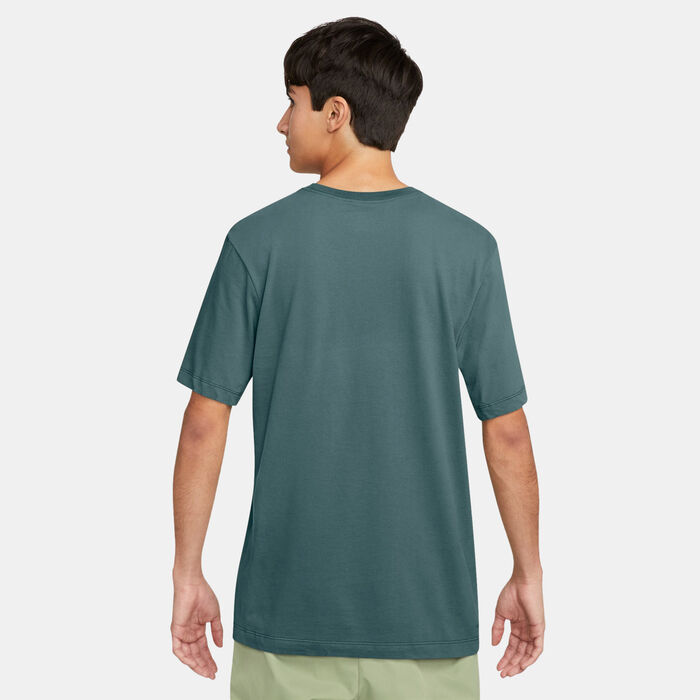 Jordan Men's Dri-FIT Jumpman T-Shirt Green Jordan Men's Dri-FIT Jumpman T-Shirt Green image number 1