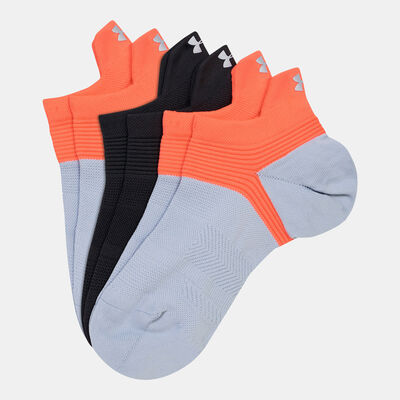 Under Armour UA ArmourDry™ Run Lite No Show Socks (2 Pack) Grey