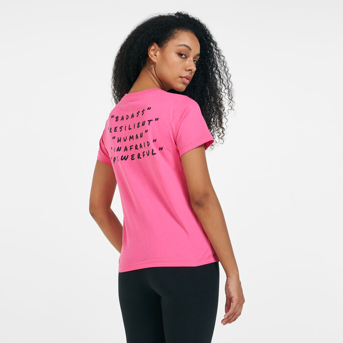 Converse Women's Empowerment T-Shirt Pink Converse Women's Empowerment T-Shirt Pink image number 0