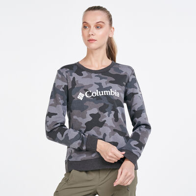 Columbia Women's Logo Printed Sweatshirt Black Columbia Women's Logo Printed Sweatshirt Black