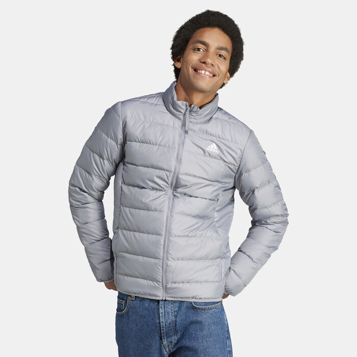 adidas Men's Essentials Light Down Jacket Grey adidas Men's Essentials Light Down Jacket Grey image number 0