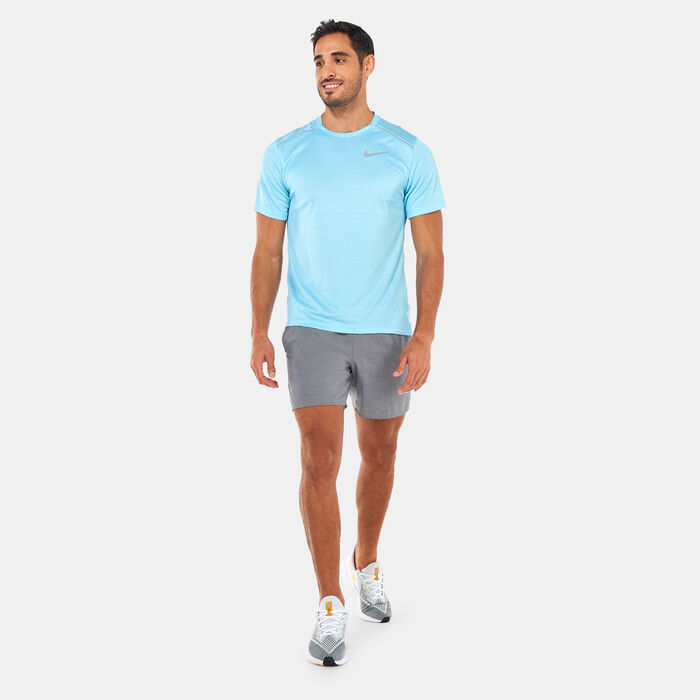 Nike Men's Dri-FIT Miller Running T-Shirt Black Nike Men's Dri-FIT Miller Running T-Shirt Black image number 2