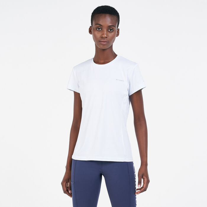 Columbia Women's Zero Ice Cirro-Cool™ T-Shirt White Columbia Women's Zero Ice Cirro-Cool™ T-Shirt White image number 0