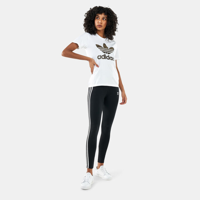 adidas Originals Women's Trefoil T-Shirt White adidas Originals Women's Trefoil T-Shirt White image number 2
