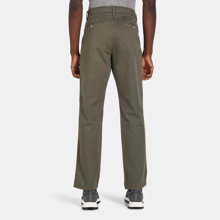 Timberland Men's Squam Lake Twill Chino Pants Green Timberland Men's Squam Lake Twill Chino Pants Green image number 1