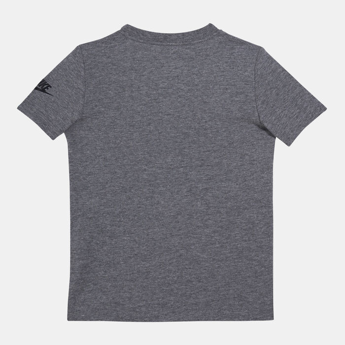 Nike Kids' Club HBR Futura Metallic T-Shirt (Baby & Toddler) Grey Nike Kids' Club HBR Futura Metallic T-Shirt (Baby & Toddler) Grey image number 1