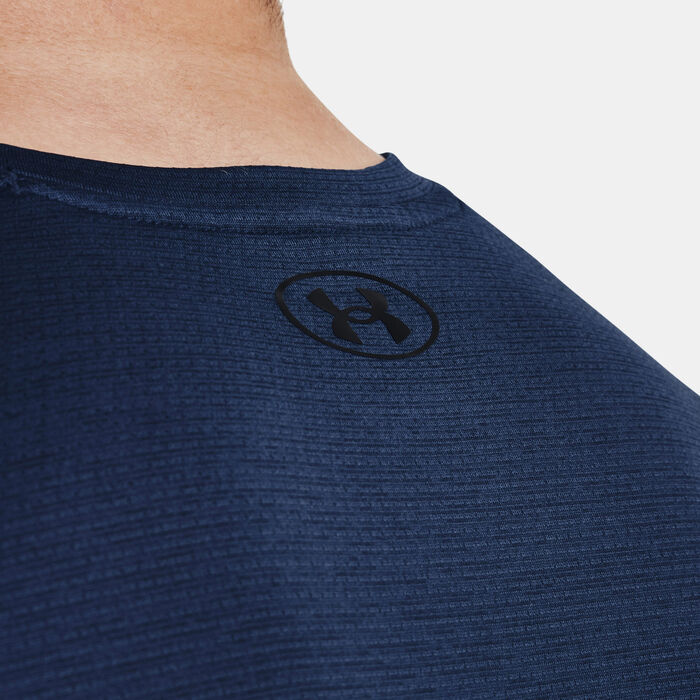 Under Armour Men's UA Tech Vent Training T-Shirt Blue Under Armour Men's UA Tech Vent Training T-Shirt Blue image number 3