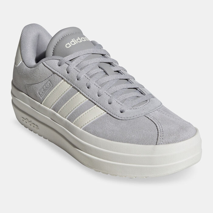 adidas Women's VL Court Bold Shoes Grey adidas Women's VL Court Bold Shoes Grey image number 1