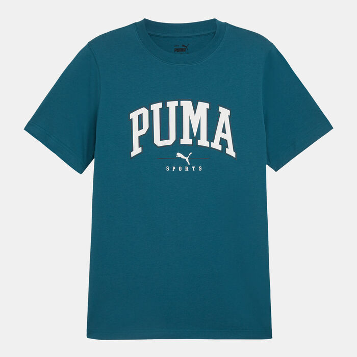 PUMA Men's Squad Graphic T-Shirt Green PUMA Men's Squad Graphic T-Shirt Green image number 0
