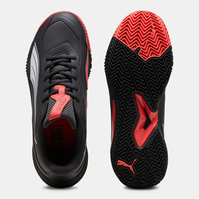 PUMA Men's NOVA Smash Padel Shoes Grey PUMA Men's NOVA Smash Padel Shoes Grey image number 3