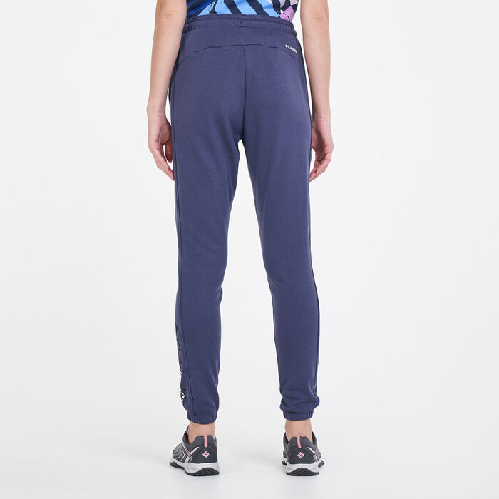 Columbia Women's Logo II French Terry Sweatpants Blue Columbia Women's Logo II French Terry Sweatpants Blue image number 1