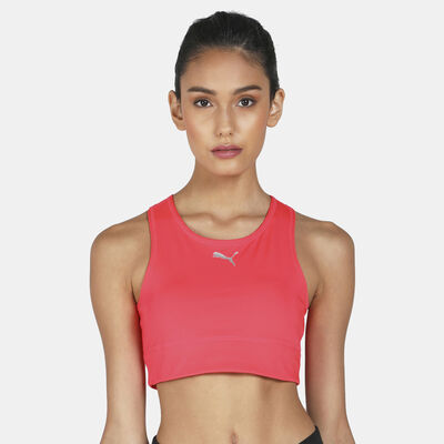PUMA Women's RTG Bra Top Pink PUMA Women's RTG Bra Top Pink