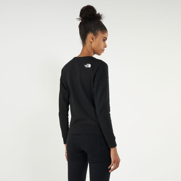 The North Face The NorthfaceDrew Peak Crew Sweatshirt Black The North Face The NorthfaceDrew Peak Crew Sweatshirt Black image number 1