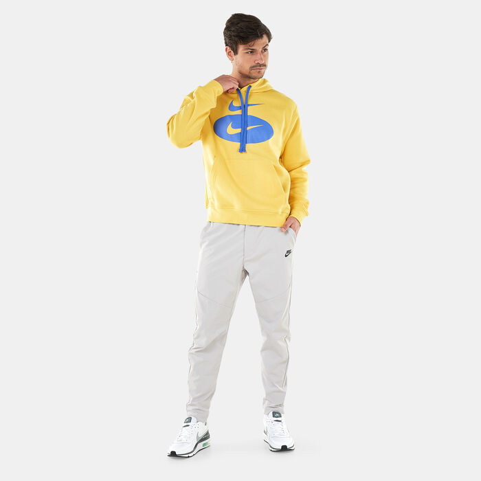 Nike Men's Sportswear Swoosh League Fleece Hoodie yellow Nike Men's Sportswear Swoosh League Fleece Hoodie yellow image number 2