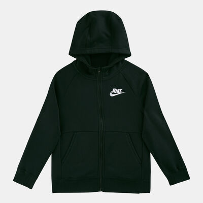 Nike Kids' Sportswear Full-Zip Hoodie (Older Kids) Black