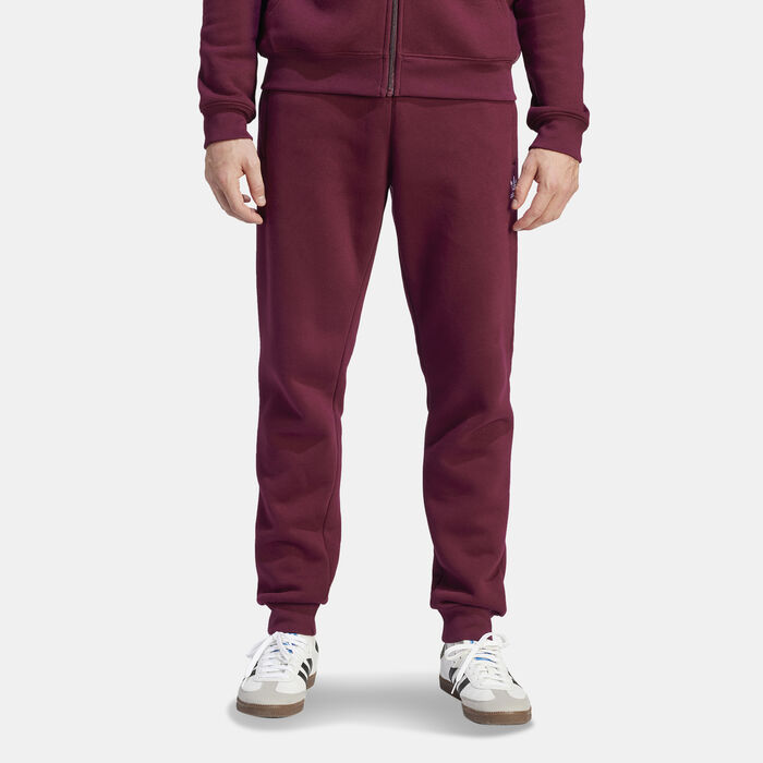 adidas Originals Men's Trefoil Essentials Pants Maroon image number 0