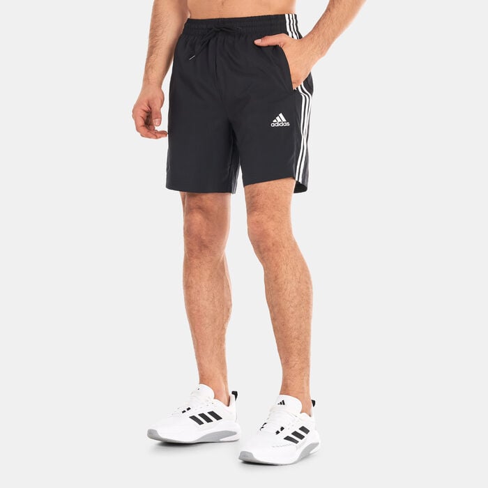 adidas Men's AEROREADY Essentials Chelsea 3-Stripes Shorts Black adidas Men's AEROREADY Essentials Chelsea 3-Stripes Shorts Black image number 0