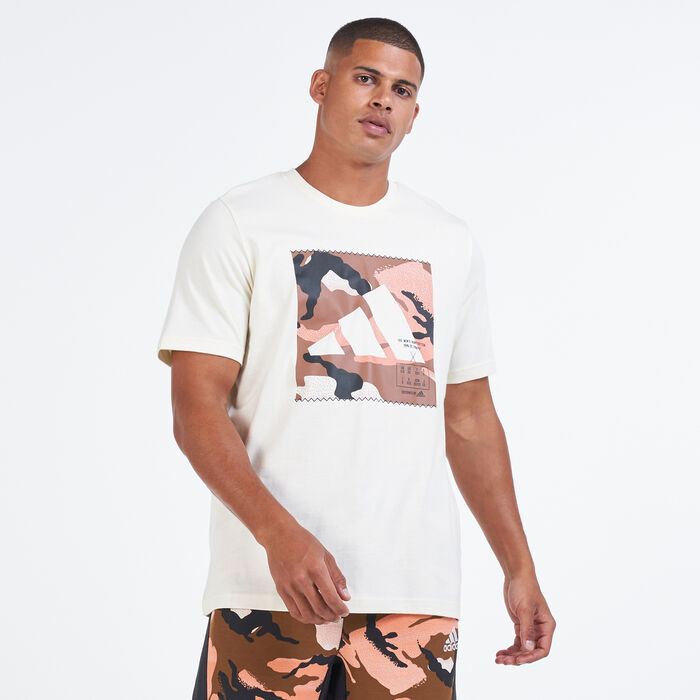 adidas Men's Athletics Camo Graphic T-Shirt White adidas Men's Athletics Camo Graphic T-Shirt White image number 0