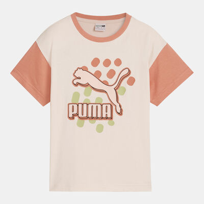 PUMA Kids' Classics FC T-Shirt Pink